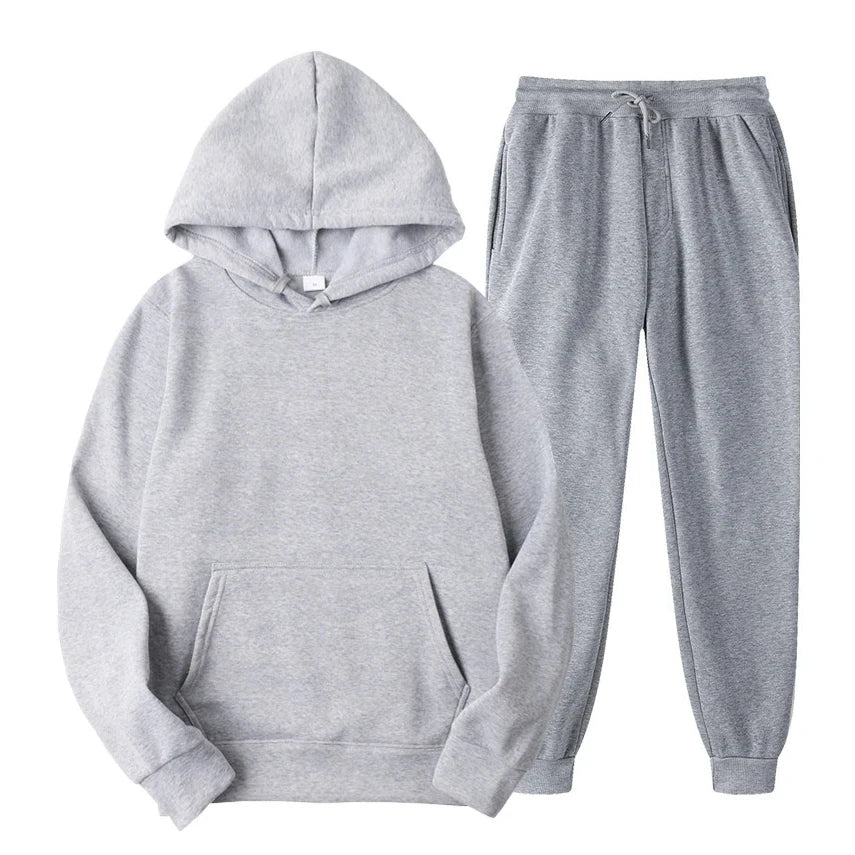 Larenz Men's Jogging Set | Crewneck Pullover and Jogger Pants