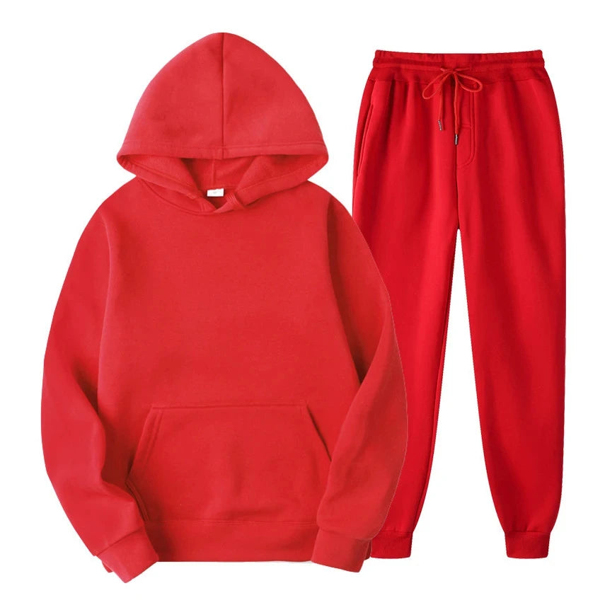 Larenz Men's Jogging Set | Crewneck Pullover and Jogger Pants