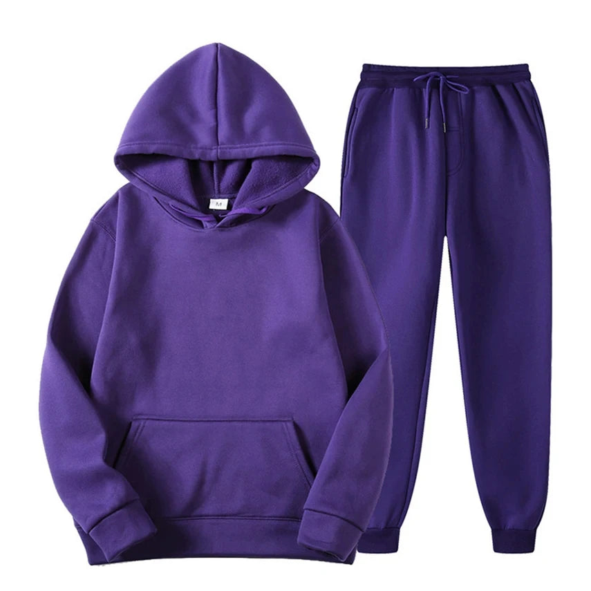 Larenz Men's Jogging Set | Crewneck Pullover and Jogger Pants