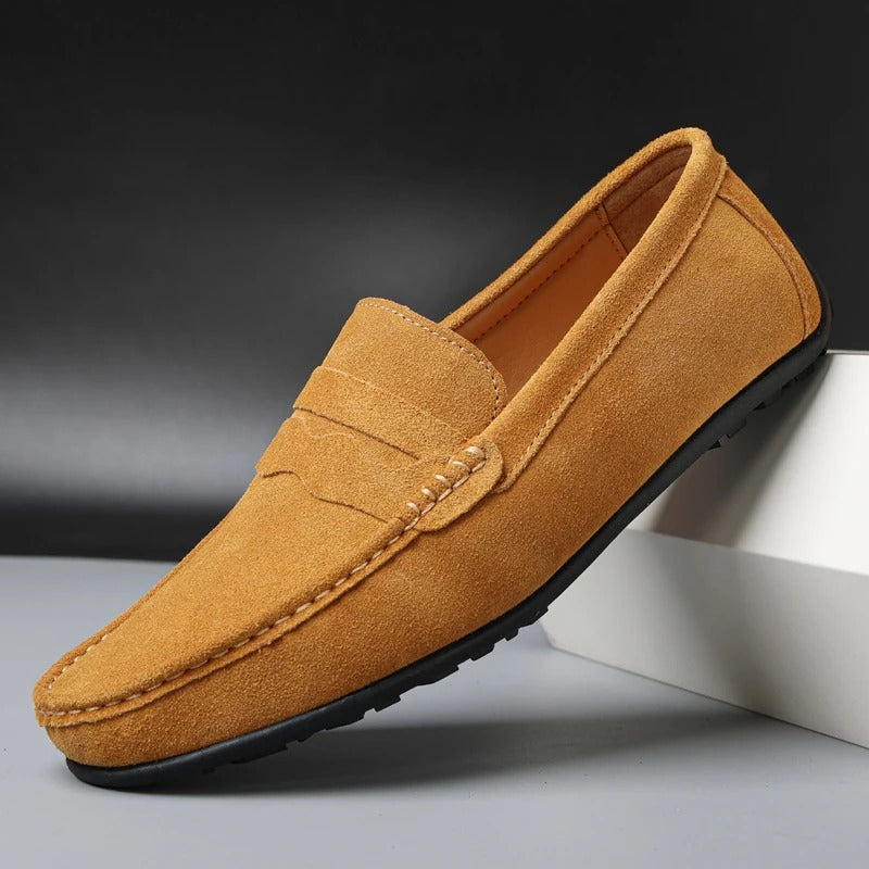 Kasper Loafers | Men's Suede Slip-On Casual Shoes