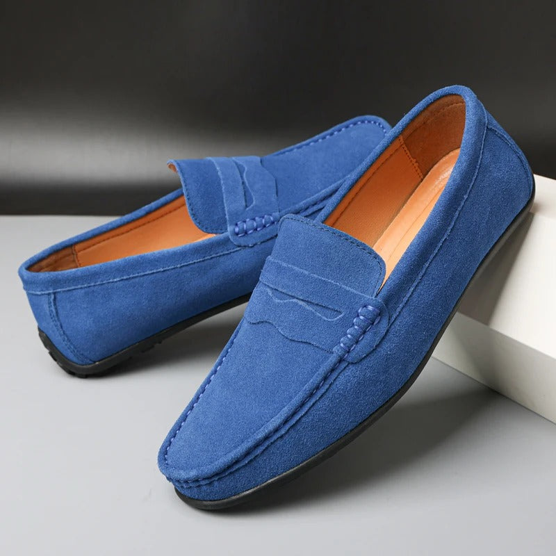 Kasper Loafers | Men's Suede Slip-On Casual Shoes