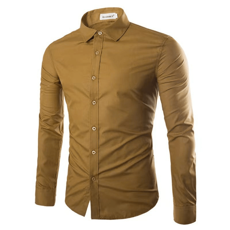 Lawson Men’s Shirt | Wrinkle-Free Dress Shirt for Autumn