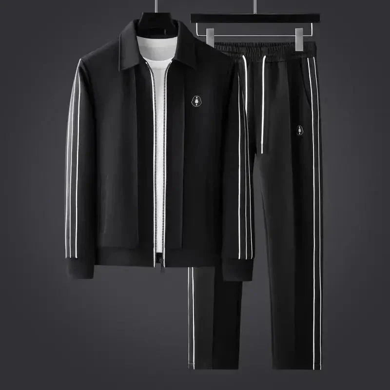 Jayant Men’s Set | Two-Piece Track Suit with Zip Jacket and Jogging Trousers for Autumn