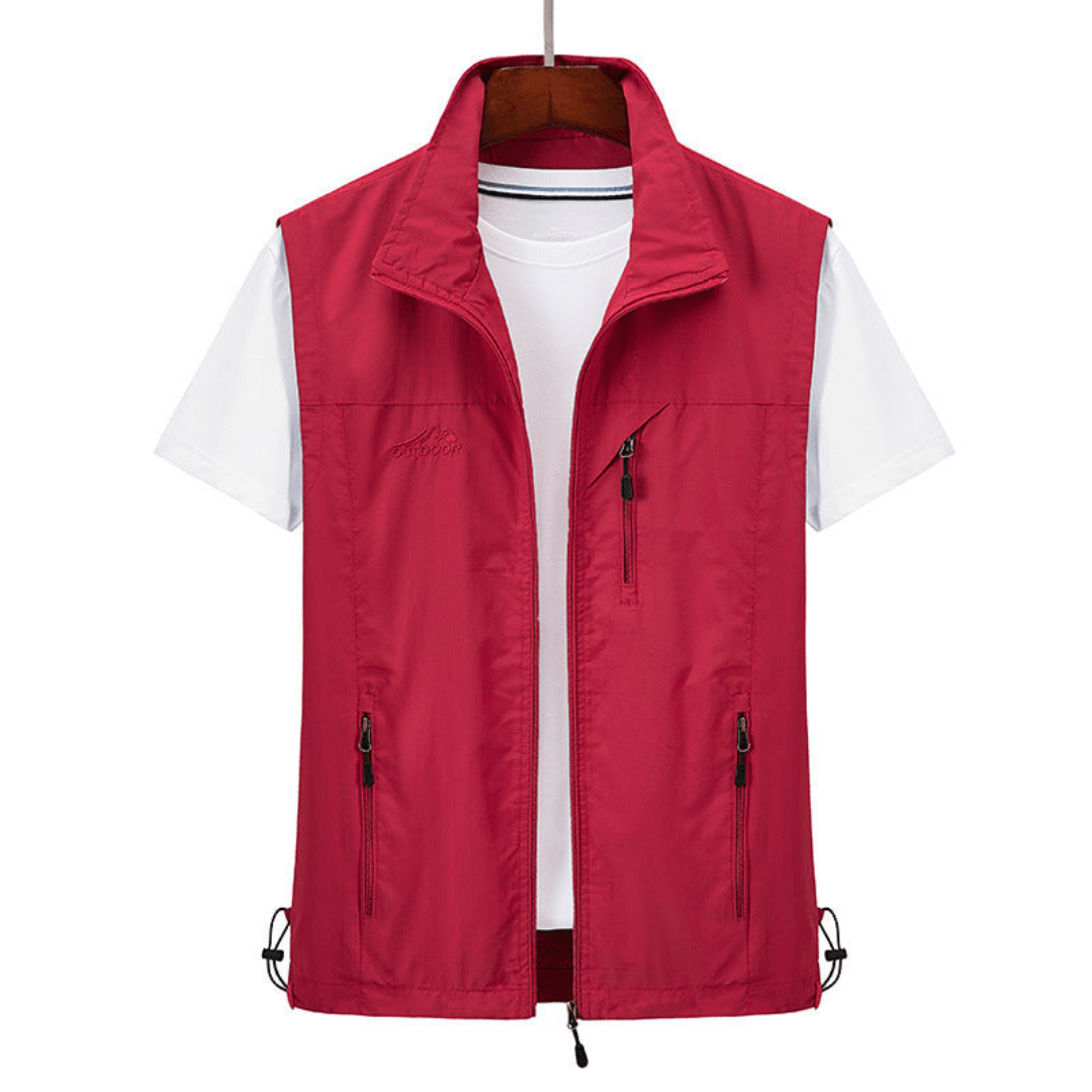 Macsen Men's Bodywarmer |High Collar Bodywarmer for Autumn