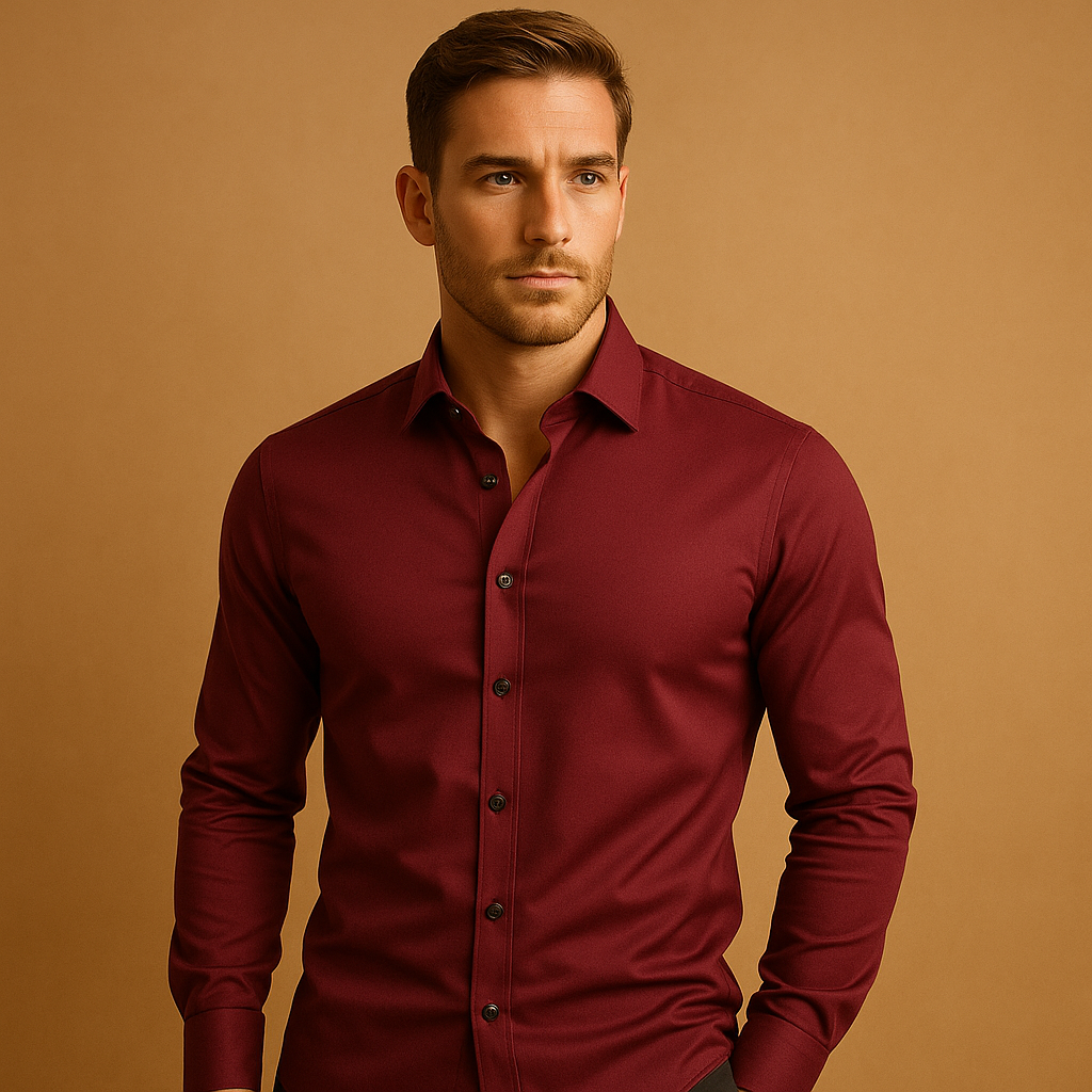 Kashton Dress Shirt | Men's Autumn Slim Fit Shirt