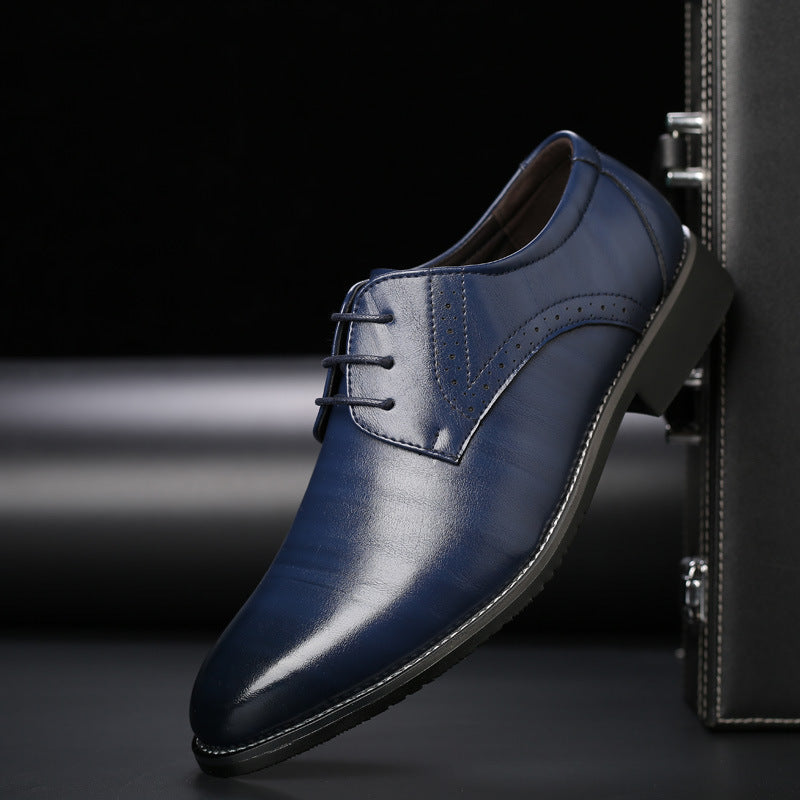 Kayceon Dress Shoes | Men's Lace-Up Shoes with Brogue Detailing