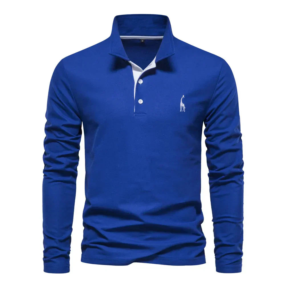 Konnor Polo Shirt | Men's Autumn Classic Long Sleeve Casual Polo