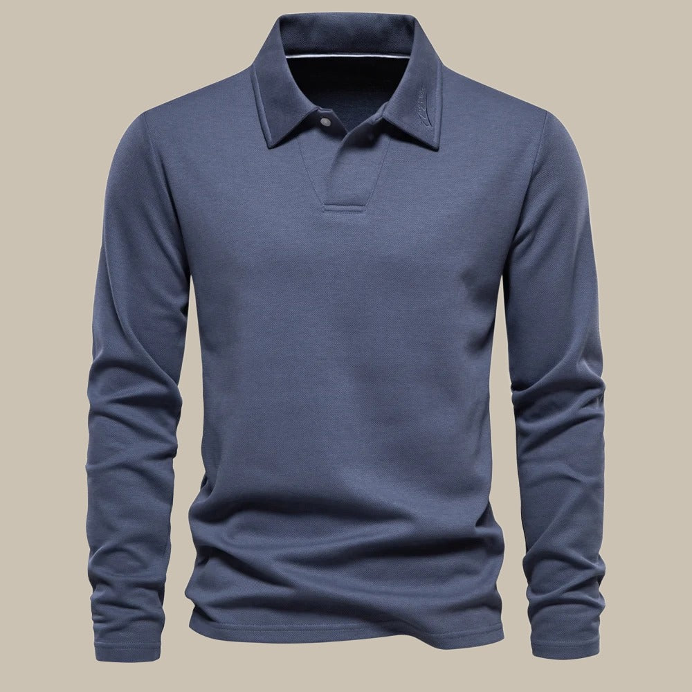 Keir Polo Shirt | Men's Autumn Long Sleeve Polo