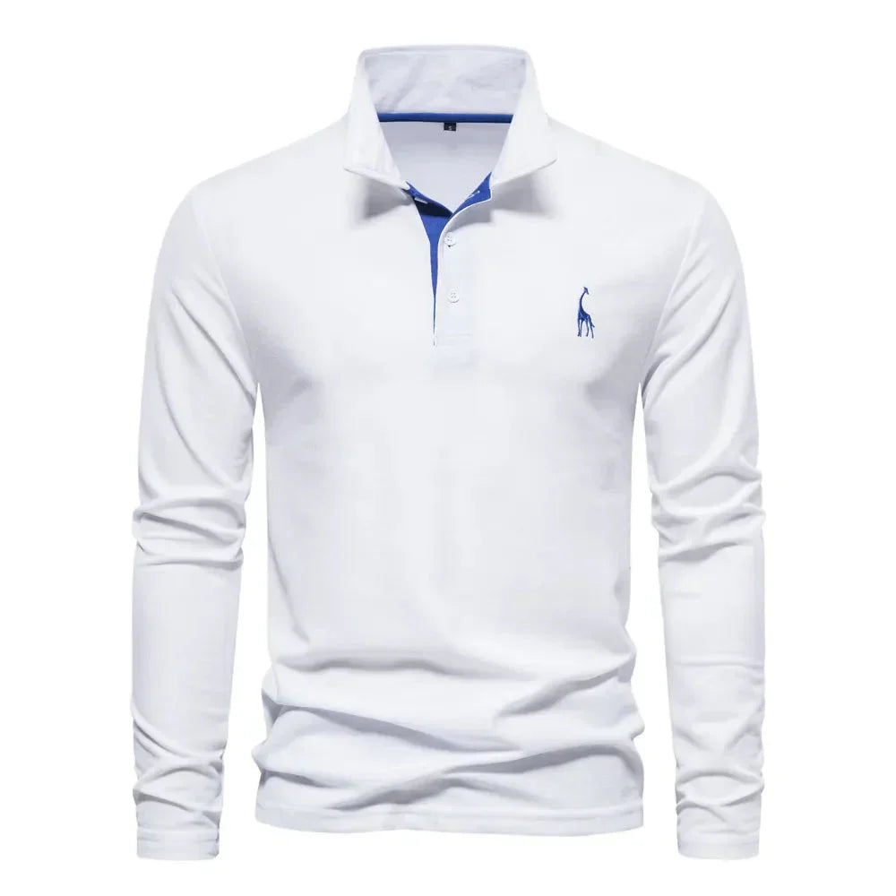 Konnor Polo Shirt | Men's Autumn Classic Long Sleeve Casual Polo