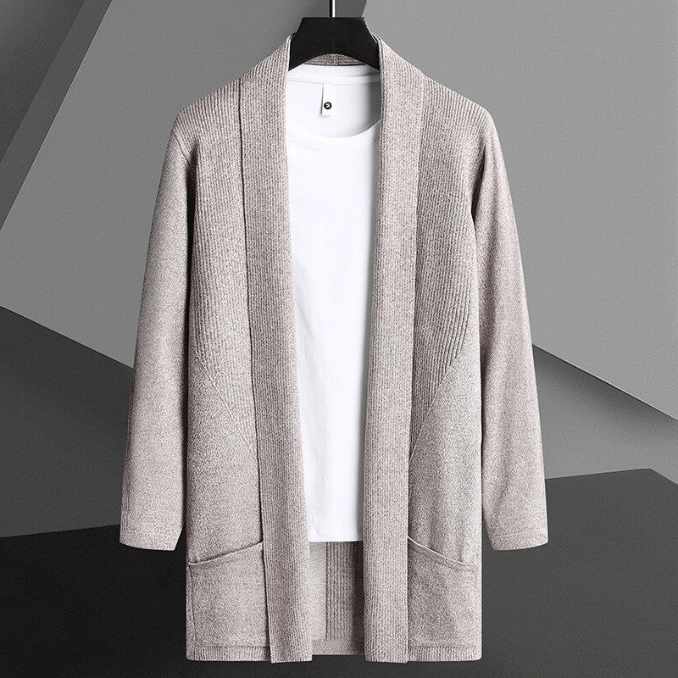 Leland Men’s Cardigan | Knitted Casual Cardigan for Autumn