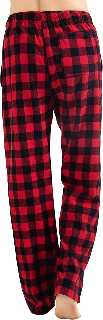 Cotton Flannel Sleep Pajama Pants - LANVU LONDON