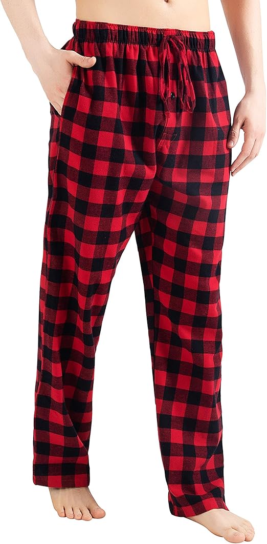 Cotton Flannel Sleep Pajama Pants - LANVU LONDON