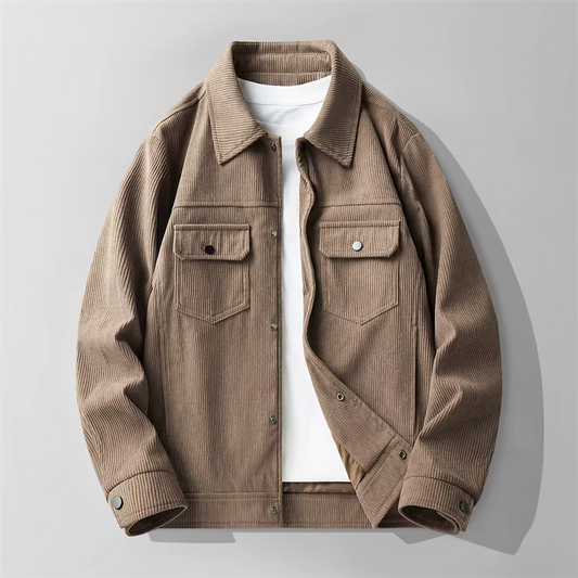 Marshall Men's Corduroy Jacket | Button-Up Jacket for Autumn