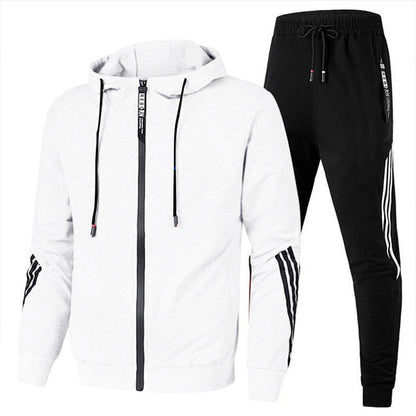 Jack Men’s Set | Two-Piece Tracksuit with Zip-Up Jacket and Matching Trousers for Autumn