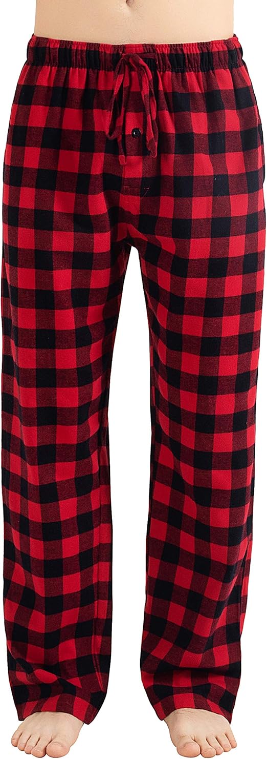 Cotton Flannel Sleep Pajama Pants - LANVU LONDON