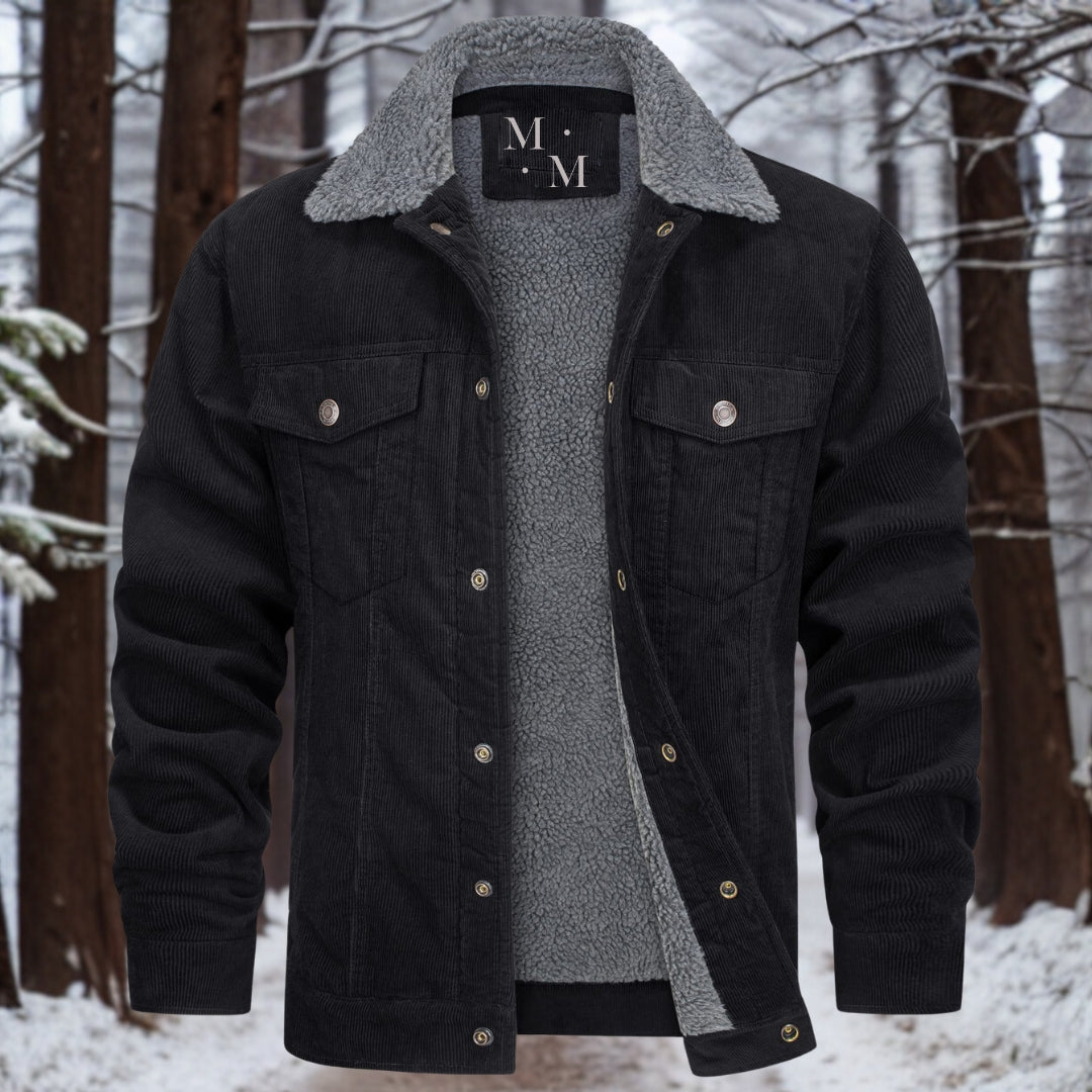 Martel Men’s Jacket | Fleece-Lined Corduroy Winter Style