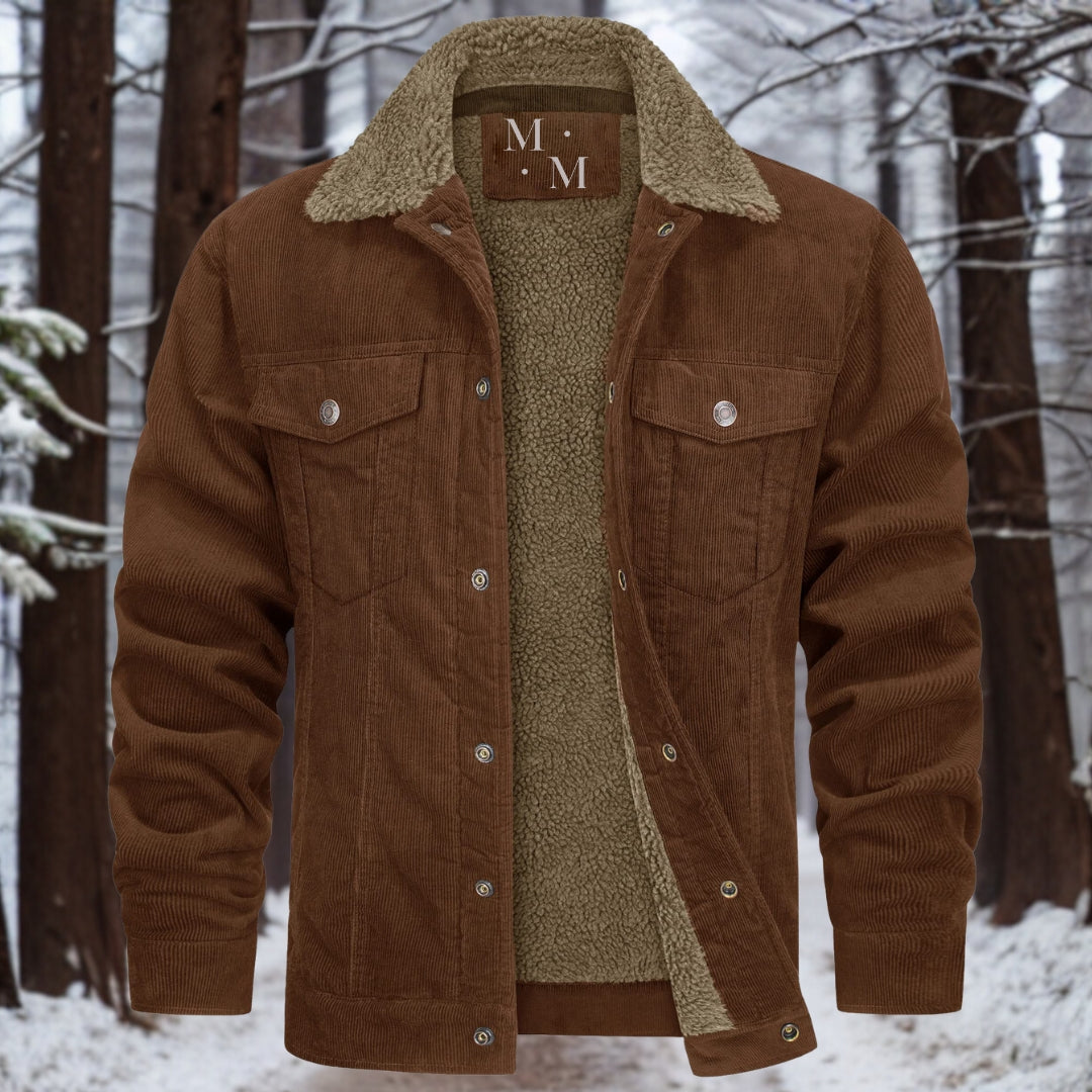 Martel Men’s Jacket | Fleece-Lined Corduroy Winter Style