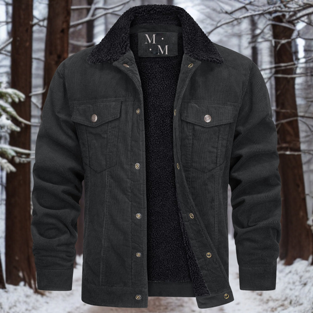 Martel Men’s Jacket | Fleece-Lined Corduroy Winter Style