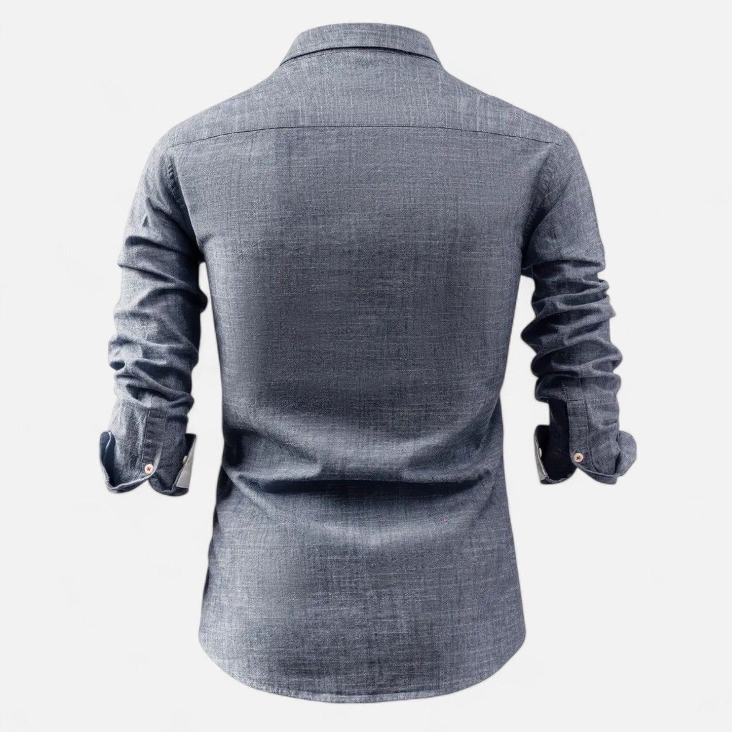 Kairo Men’s Shirt | Cotton Long Sleeve Button-Down Shirt for Autumn