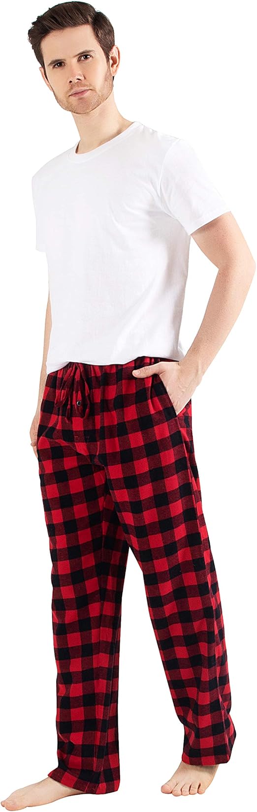 Cotton Flannel Sleep Pajama Pants - LANVU LONDON