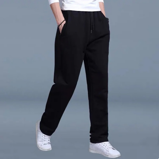 Jancarlo Men’s Joggers | Jogging Trousers with Elastic Waistband, Drawstring, and Side Pockets for Autumn