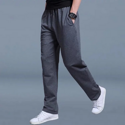 Jancarlo Men’s Joggers | Jogging Trousers with Elastic Waistband, Drawstring, and Side Pockets for Autumn