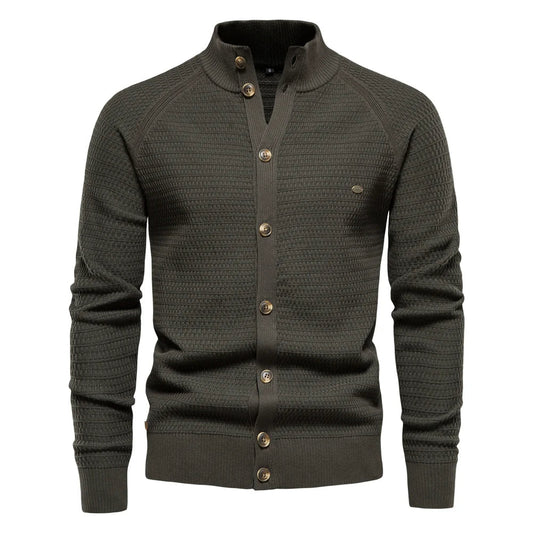 Albin Cardigan | Men's Winter Button-Up Knit Cardigan