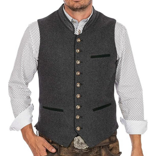 Barnaby Waistcoat | Men's Traditional Buttoned Waistcoat