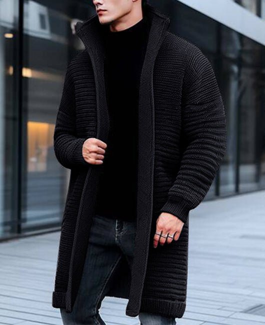 Berwyn Cardigan | Devon Men's Long Knitted Cardigan