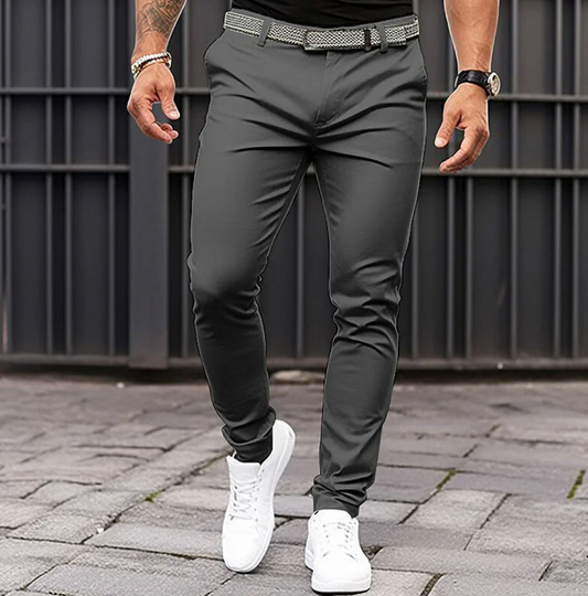 Lairdly Men's Slim-Fit Trousers | Stylish Pants for Autumn