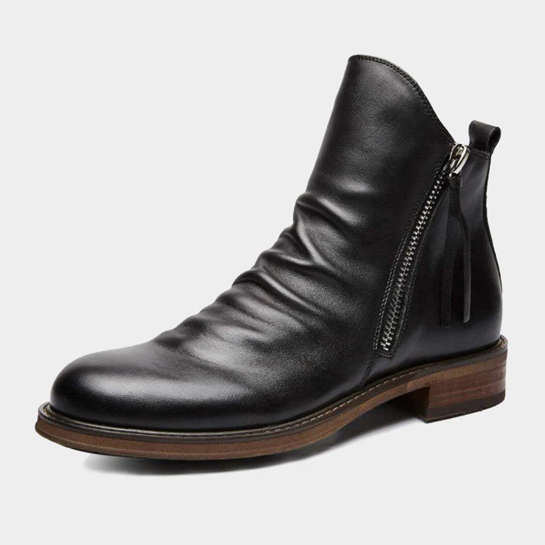 Lance Men’s Boots | Zip-Up Urban Ankle Boots for Autumn