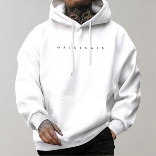 Jacen Men’s Hoodie | Oversized Long Sleeve Hoodie Sweatshirt with Kangaroo Pocket for Autumn