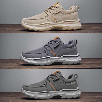 Callan Shoes | Men's Large Size Canvas Outdoor Walking Shoes