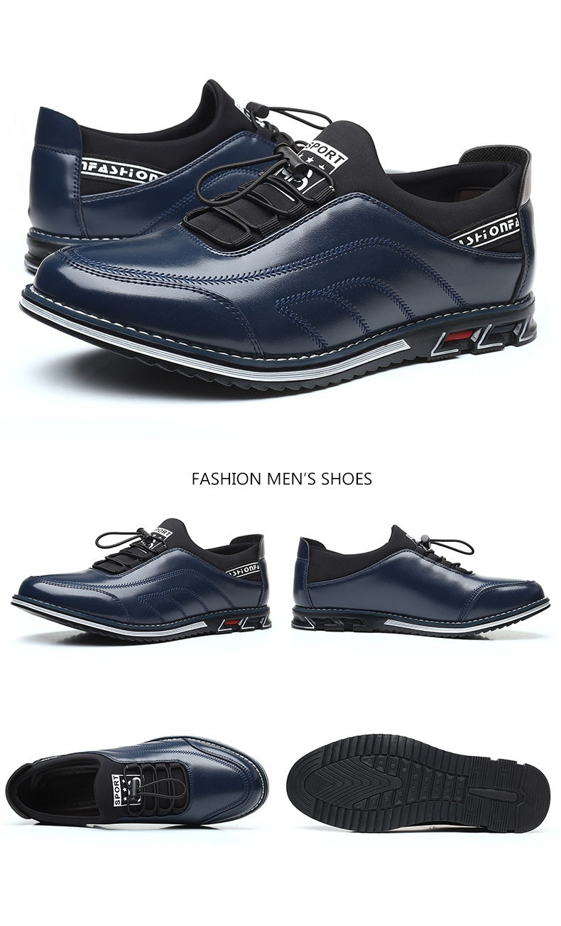 Carlisle Shoes | Men’s Embroidered Leather Fashion Loafers