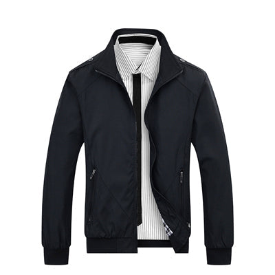 Keiron Bomber Jacket | Men's Autumn Lightweight Zip-Up Jacket