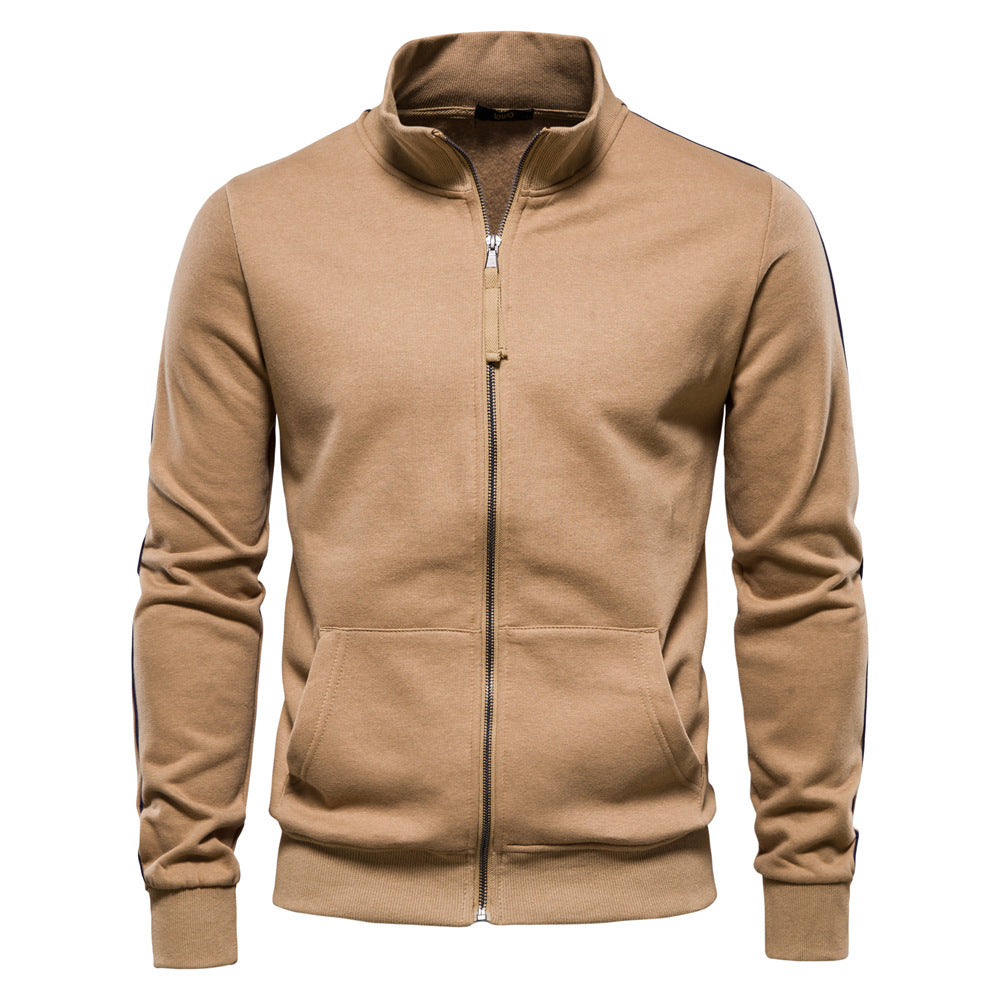 Edison Sweater | Men's Stand Collar Zipper Long Sleeve Sweater