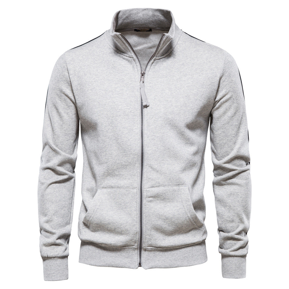 Edison Sweater | Men's Stand Collar Zipper Long Sleeve Sweater