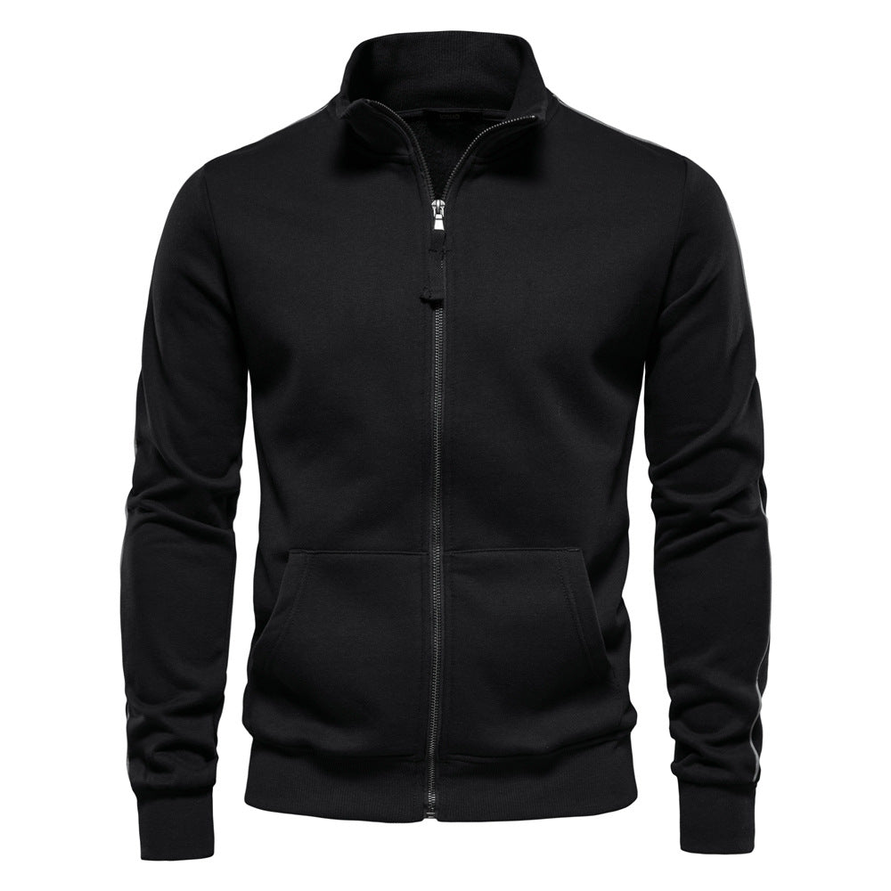 Edison Sweater | Men's Stand Collar Zipper Long Sleeve Sweater