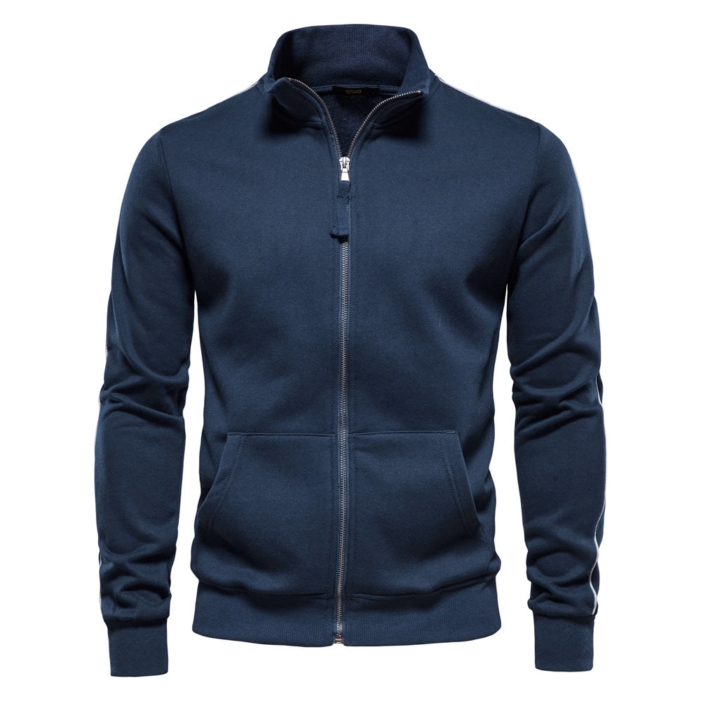 Edison Sweater | Men's Stand Collar Zipper Long Sleeve Sweater