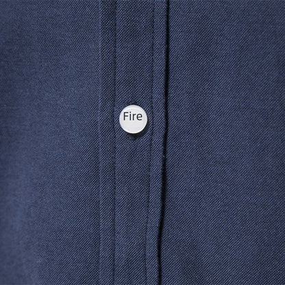 Edmund Shirt | Men's Slim-Fit Solid Color Long-Sleeved Shirt
