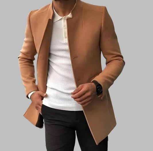 Egan Elegant Wool Coat | Men's Timeless Winter Outerwear