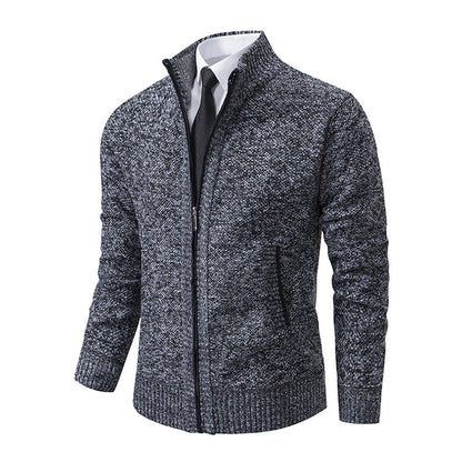 Elijah Cardigan | Men's Plus Size Casual Knit Cardigan with Fashion Collar
