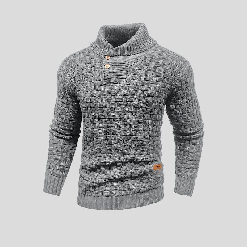 Elridge Thermal Knit Sweater | Men's Stylish Autumn Layer