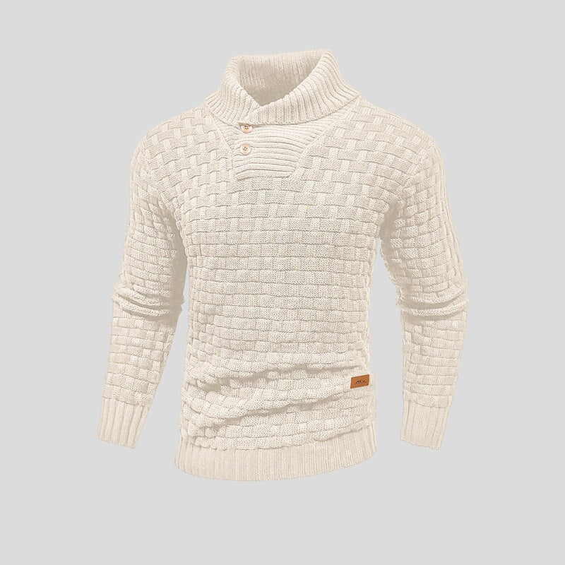 Elridge Thermal Knit Sweater | Men's Stylish Autumn Layer