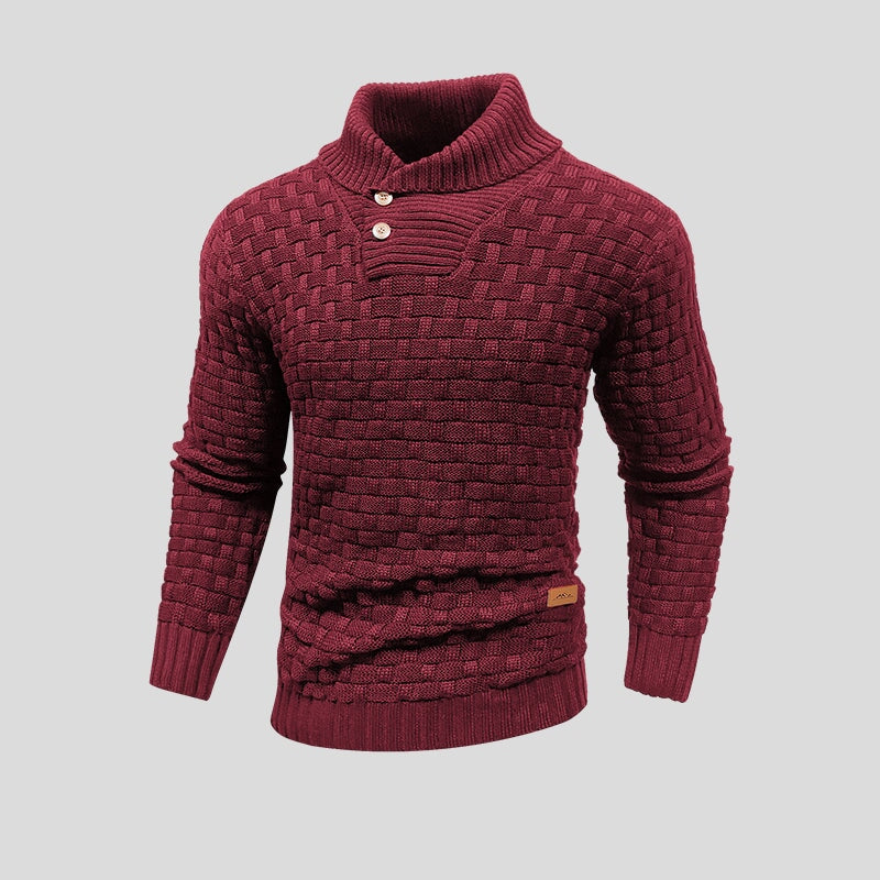 Elridge Thermal Knit Sweater | Men's Stylish Autumn Layer