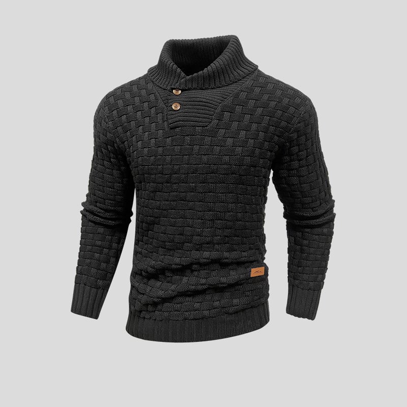 Elridge Thermal Knit Sweater | Men's Stylish Autumn Layer