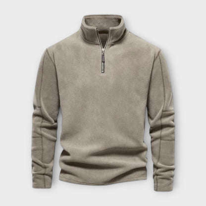 Emery Fleece Pullover | Men's Warm Quarter-Zip Sweater