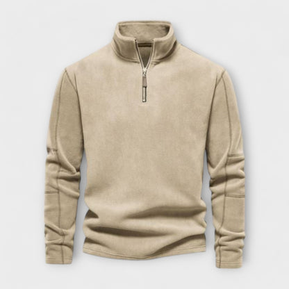 Emery Fleece Pullover | Men's Warm Quarter-Zip Sweater