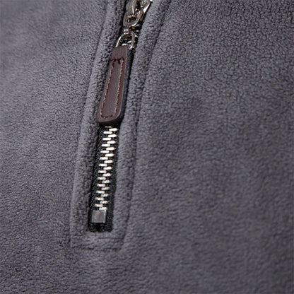 Emery Fleece Pullover | Men's Warm Quarter-Zip Sweater