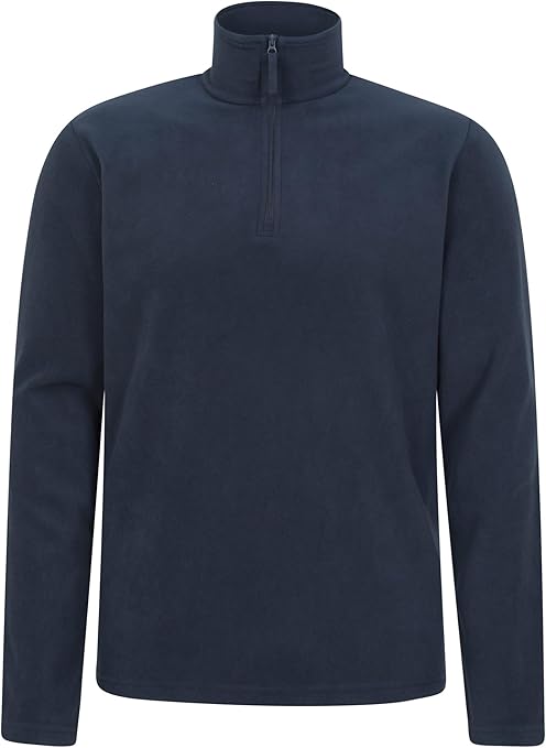 Men's Half-Zip Fleece - Microfleece Sweatshirt - LANVU LONDON